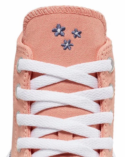Coral / White Converse Chuck Taylor All Star Move Women Platform Shoes Singapore | C-86143059