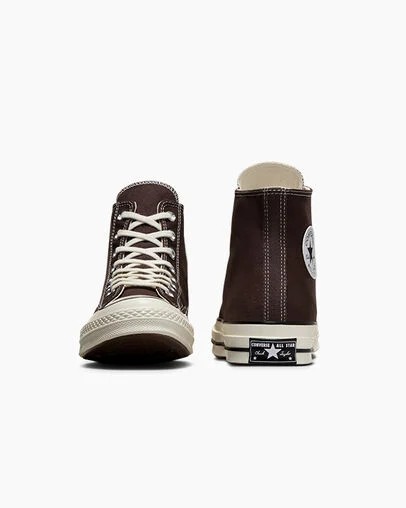 Dark Brown / Black Converse Chuck 70 Women Canvas Shoes Singapore | C-23678149
