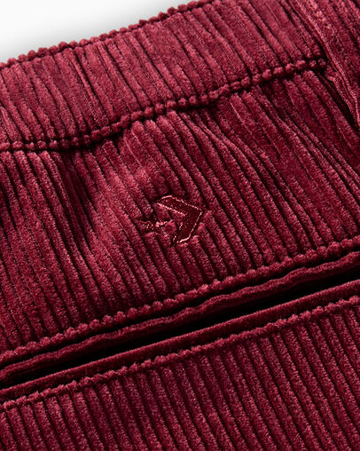 Dark Burgundy Converse Converse x IRAK NYC Corduroy Women Pants Singapore | C-59647329
