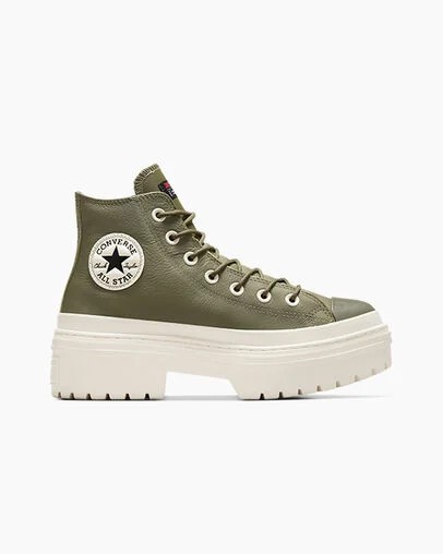 Dark Green / Black Converse Chuck Taylor All Star Lugged Heel Platform Waterproof Women Boots Singapore | C-45629089