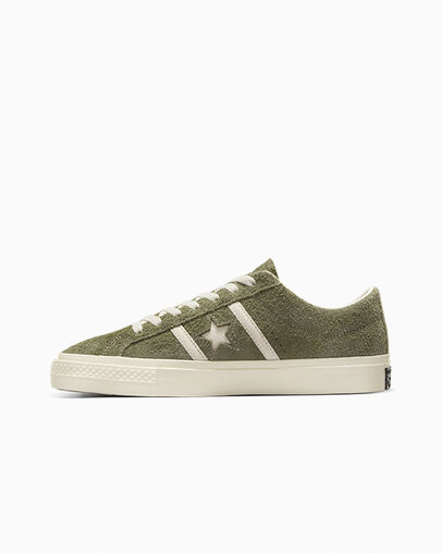 Dark Green / Black Converse One Star Academy Pro Suede Men Skate Shoes Singapore | C-49081539
