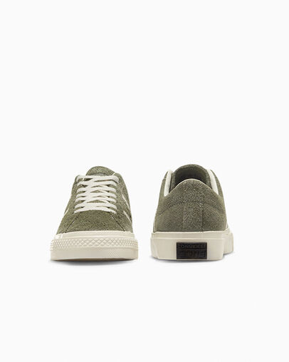 Dark Green / Black Converse One Star Academy Pro Suede Men Skate Shoes Singapore | C-49081539