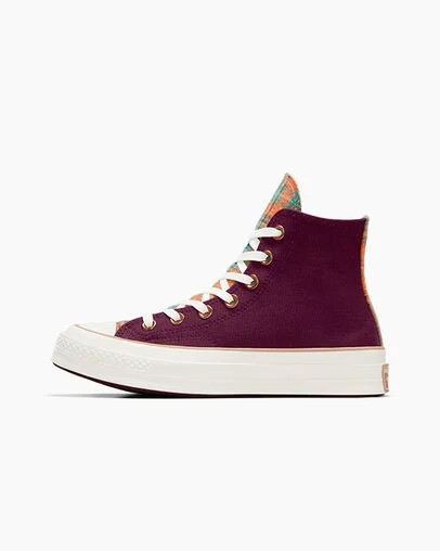 Deep Burgundy Converse Chuck 70 Women Canvas Shoes Singapore | C-20897659
