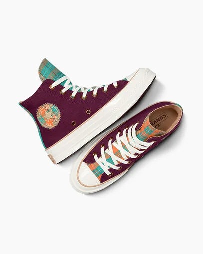 Deep Burgundy Converse Chuck 70 Women Canvas Shoes Singapore | C-20897659