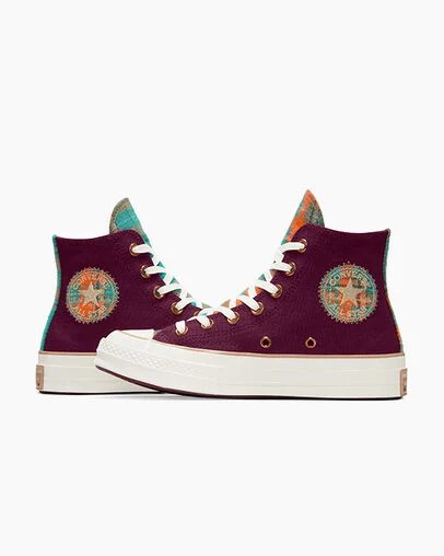 Deep Burgundy Converse Chuck 70 Women Canvas Shoes Singapore | C-20897659
