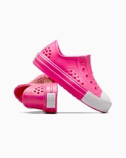 Fuchsia / Fuchsia Converse Chuck Taylor All Star Play Lite CX Kids' Sneakers Singapore | C-21587499