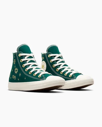 Gold Converse Chuck Taylor All Star Luck Charms Women Sneakers Singapore | C-57261949
