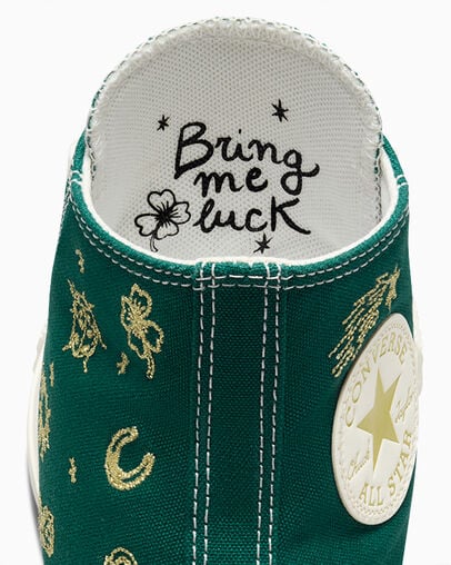 Gold Converse Chuck Taylor All Star Luck Charms Women Sneakers Singapore | C-57261949