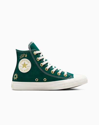 Gold Converse Chuck Taylor All Star Luck Charms Women Sneakers Singapore | C-57261949