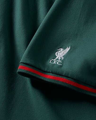 Green Converse Converse x Liverpool FC Marquis Polo Men Polo Shirts Singapore | C-83791659