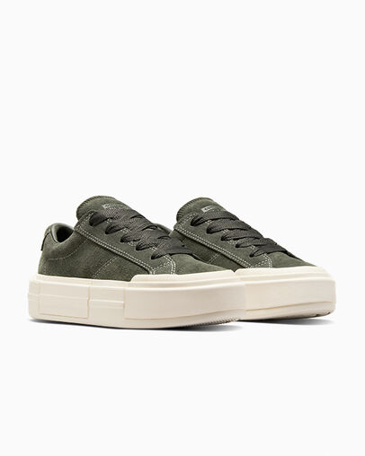 Green Converse Cruise Suede Women Sneakers Singapore | C-14278369