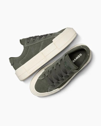 Green Converse Cruise Suede Women Sneakers Singapore | C-14278369