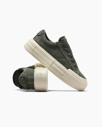 Green Converse Cruise Suede Women Sneakers Singapore | C-14278369