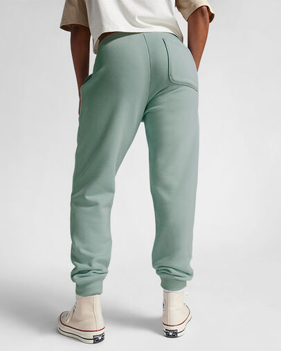 Green Converse Go-To Embroidered Star Chevron Standard-Fit Men Sweatpants Singapore | C-35862749