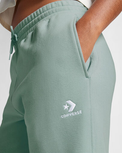 Green Converse Go-To Embroidered Star Chevron Standard-Fit Men Sweatpants Singapore | C-35862749