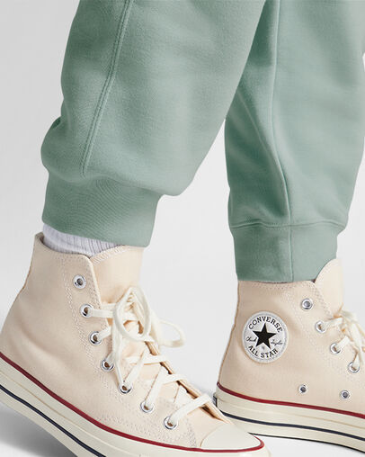 Green Converse Go-To Embroidered Star Chevron Standard-Fit Men Sweatpants Singapore | C-35862749