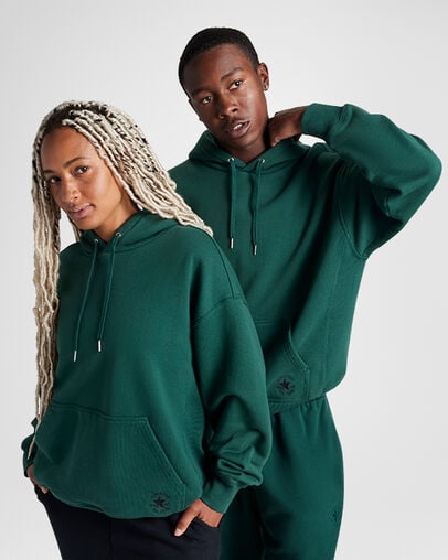 Green Converse Gold Standard Loose-Fit Men Hoodie Singapore | C-46570899