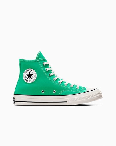 Green / Black Converse Chuck 70 Women Canvas Shoes Singapore | C-81329079