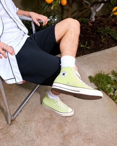 Green / Black Converse Chuck 70 Women Canvas Shoes Singapore | C-32451079