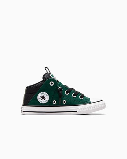 Green / Black / White Converse Chuck Taylor All Star Axel Sporty Easy-On Kids\' Boots Singapore | C-49603759