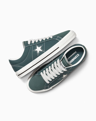 Green / Black / White Converse Converse x thisisneverthat One Star Pro Women Skate Shoes Singapore | C-24837569