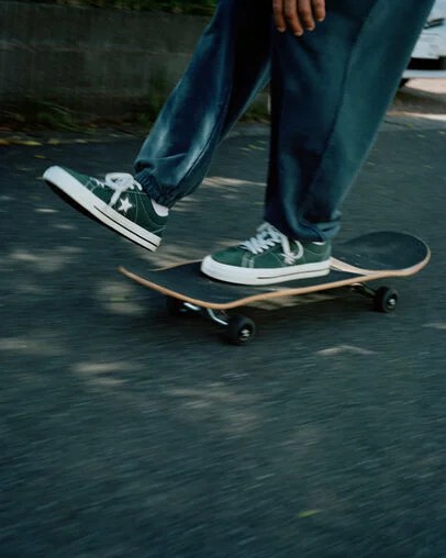 Green / Black / White Converse Converse x thisisneverthat One Star Pro Men Skate Shoes Singapore | C-62059749