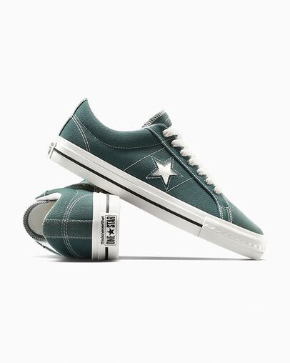 Green / Black / White Converse Converse x thisisneverthat One Star Pro Men Skate Shoes Singapore | C-62059749