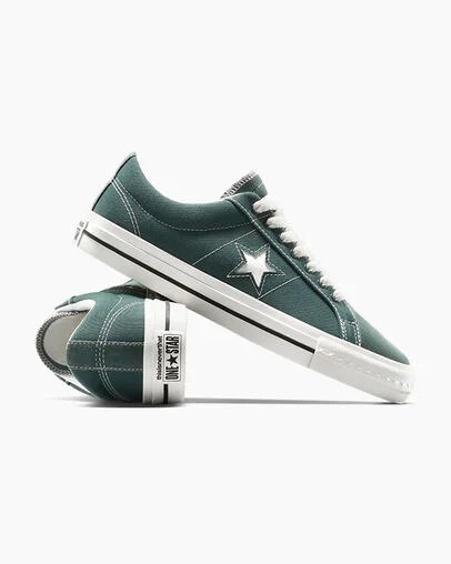Green / Black / White Converse Converse x thisisneverthat One Star Pro Women Sneakers Singapore | C-06921389
