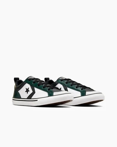 Green / Black / White Converse Pro Blaze Kids' Sneakers Singapore | C-91307259