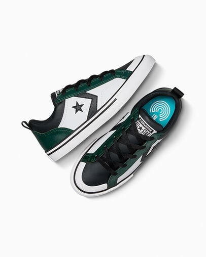 Green / Black / White Converse Pro Blaze Kids' Sneakers Singapore | C-91307259