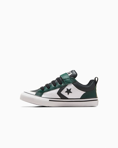 Green / Black / White Converse Pro Blaze Kids' Sneakers Singapore | C-18092739