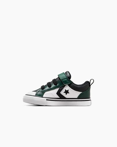 Green / Black / White Converse Pro Blaze Kids' Sneakers Singapore | C-58492019