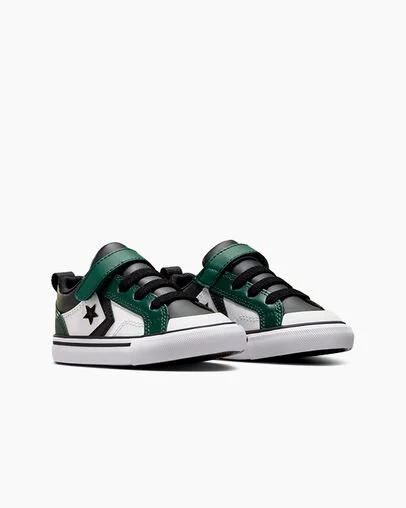 Green / Black / White Converse Pro Blaze Kids' Sneakers Singapore | C-58492019