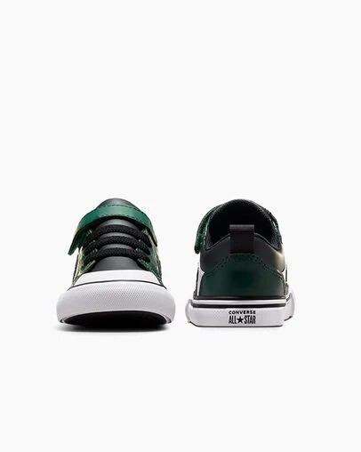 Green / Black / White Converse Pro Blaze Kids' Sneakers Singapore | C-58492019