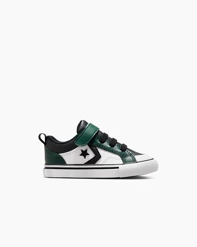 Green / Black / White Converse Pro Blaze Kids\' Sneakers Singapore | C-58492019