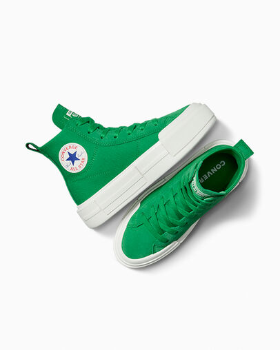Green / Green / White Converse Cruise Women Canvas Shoes Singapore | C-76814909