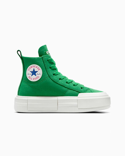 Green / Green / White Converse Cruise Women Canvas Shoes Singapore | C-76814909
