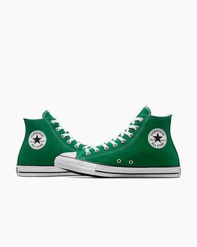 Green / White Converse Chuck Taylor All Star Men Canvas Shoes Singapore | C-97046829