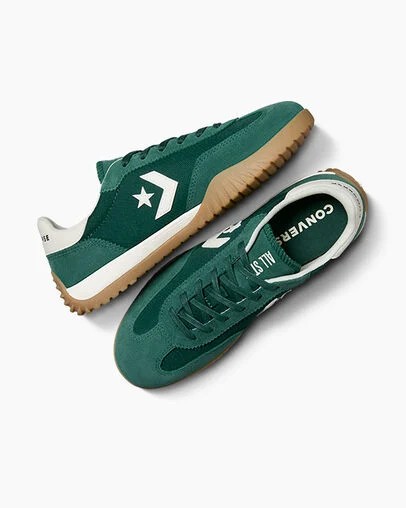 Green / White Converse Run Star Women Trainers Singapore | C-45692719