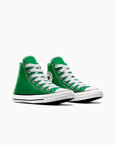 Green / White / Black Converse Chuck Taylor All Star Sketch Kids' Sneakers Singapore | C-07621959