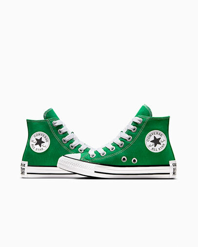Green / White / Black Converse Chuck Taylor All Star Sketch Kids' Sneakers Singapore | C-07621959