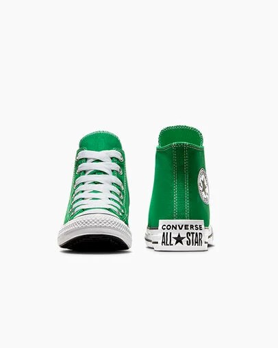 Green / White / Black Converse Chuck Taylor All Star Sketch Kids' Sneakers Singapore | C-07621959