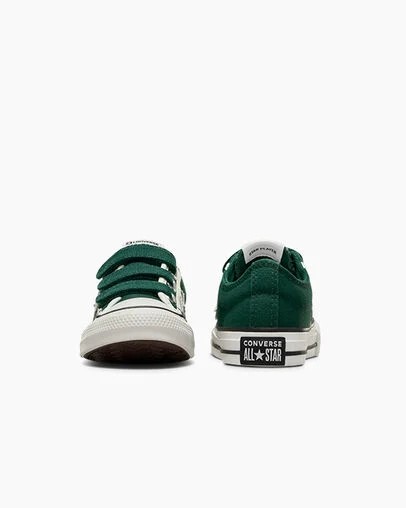 Green / White / Black Converse Star Player 76 Luxe Kids' Sneakers Singapore | C-07846259