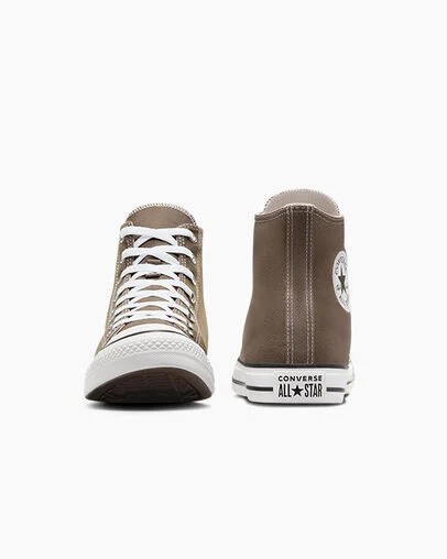 Grey Brown Converse Chuck Taylor All Star Women Canvas Shoes Singapore | C-72480959