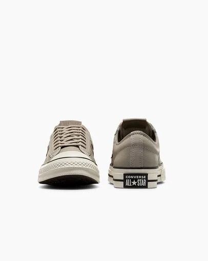Grey Brown Converse Star Player 76 Luxe Men Tennis Shoes Singapore | C-47180259