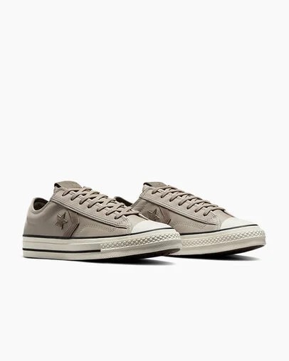 Grey Brown Converse Star Player 76 Luxe Women Tennis Shoes Singapore | C-91384209