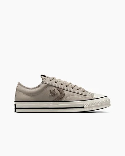 Grey Brown Converse Star Player 76 Luxe Women Tennis Shoes Singapore | C-91384209
