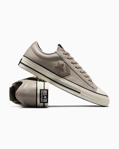 Grey Brown Converse Star Player 76 Luxe Women Tennis Shoes Singapore | C-70193289