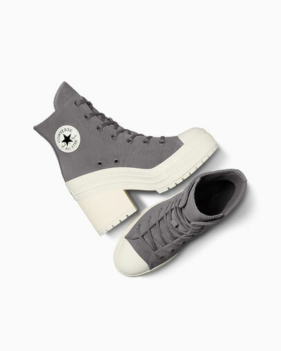 Grey Converse Chuck 70 De Luxe Heel Women Platform Shoes Singapore | C-69572419
