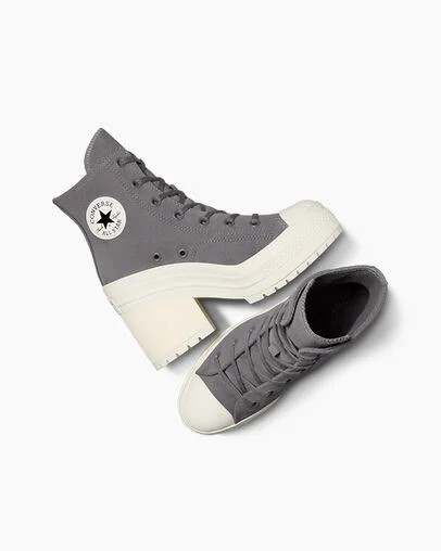 Grey Converse Chuck 70 De Luxe Heel Women Platform Shoes Singapore | C-04927169